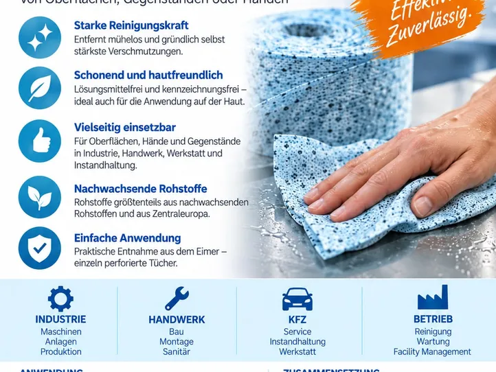 Technisches Datenblatt Universalreinigungstuch (Deutsch)